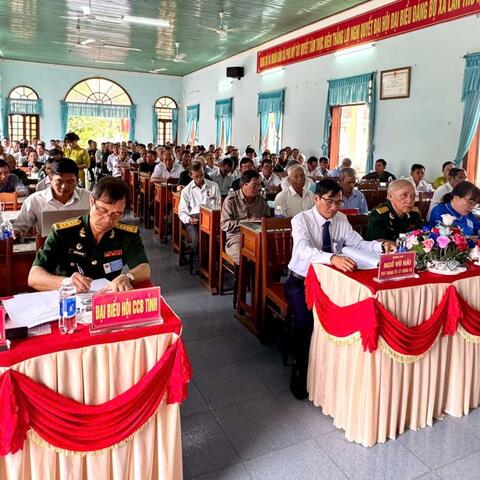 HỘI CỰU CHIẾN BINH XÃ PHÙ MỸ TÂY TỔ CHỨC ĐẠI HỘI ĐẠI BIỂU LẦN THỨ VIII, NHIỆM KỲ 2025 - 2030