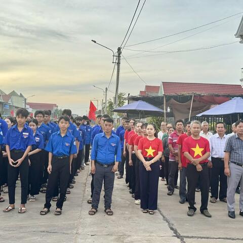Ủy ban MTTQ Việt Nam xã Phù Mỹ Tây tổ chức Lễ khánh thành công trình “Đường cờ Tổ quốc”